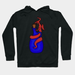 Red and Blue Potion Dragon Hoodie